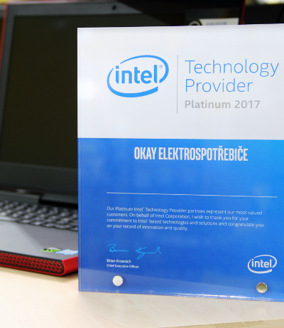 OKAY je platinovým partnerom Intelu