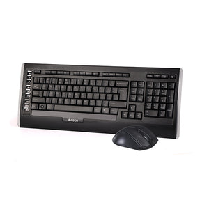 A4tech set bezdrôtovej klávesnice a optickej myši, USB, čierna VYBALENÉ