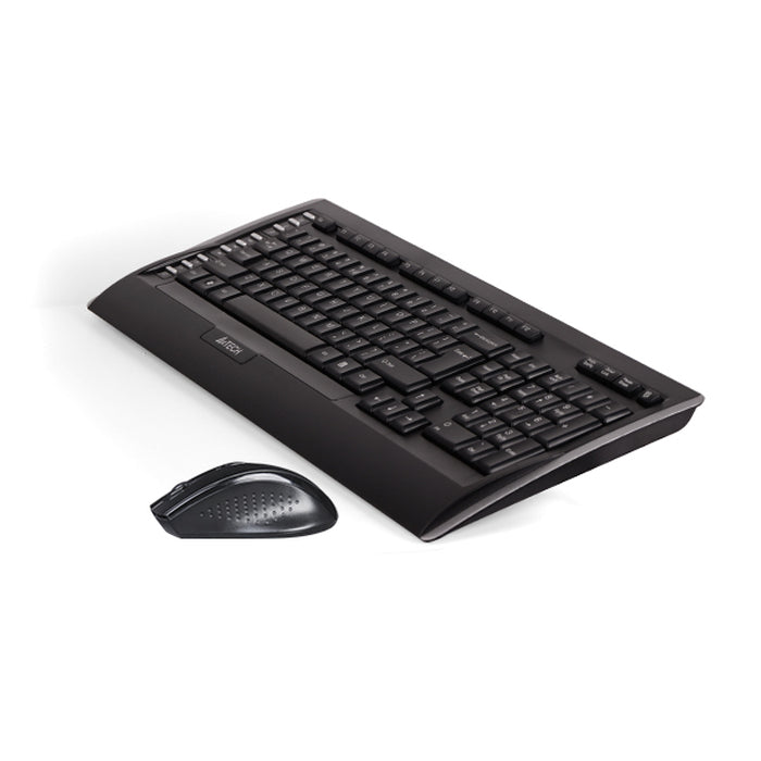 A4tech set bezdrôtovej klávesnice a optickej myši, USB, čierna VYBALENÉ