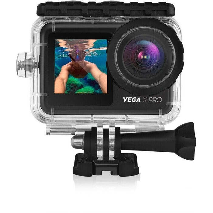 Akčná kamera Niceboy VegaxPro, 4K, WiFi, 170° + prísl. VYBALENÉ