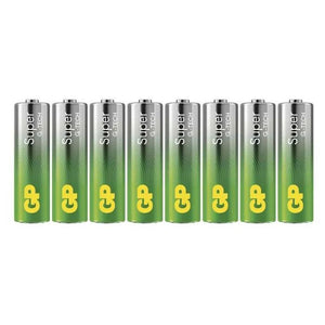 Alkalická batéria GP Super LR6 (AA), 8 ks