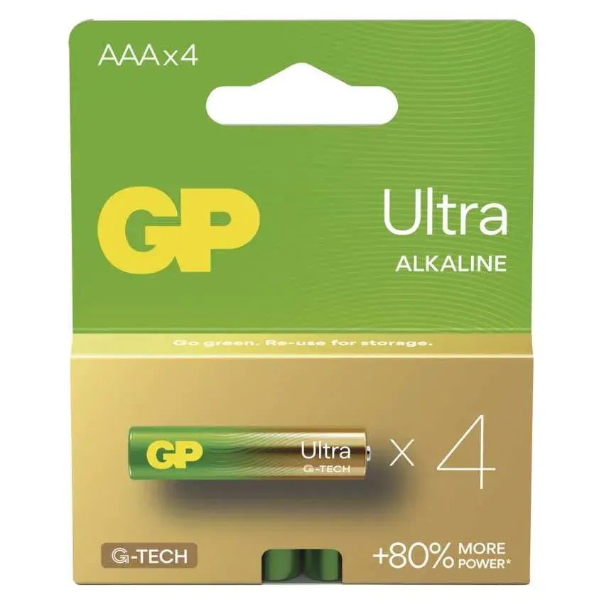 Alkalická batéria GP Ultra LR03 (AAA), 4 ks