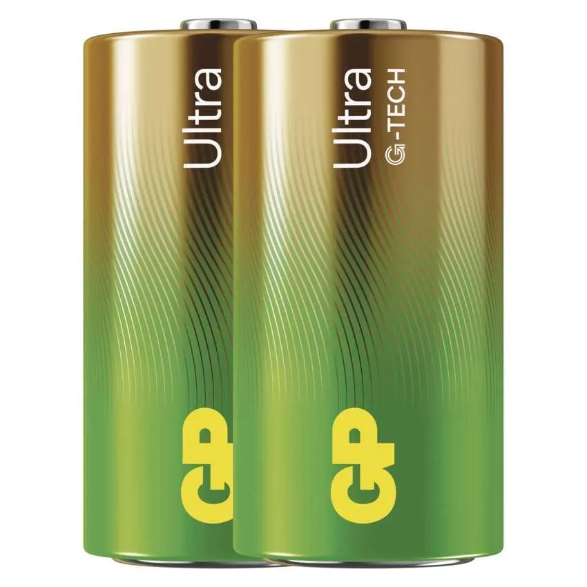 Alkalická batéria GP Ultra LR14 (C), 2 ks