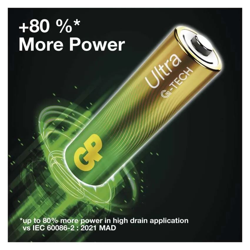 Alkalická batéria GP Ultra LR14 (C), 2 ks