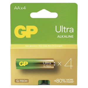 Alkalická batéria GP Ultra LR6 (AA), 4 ks