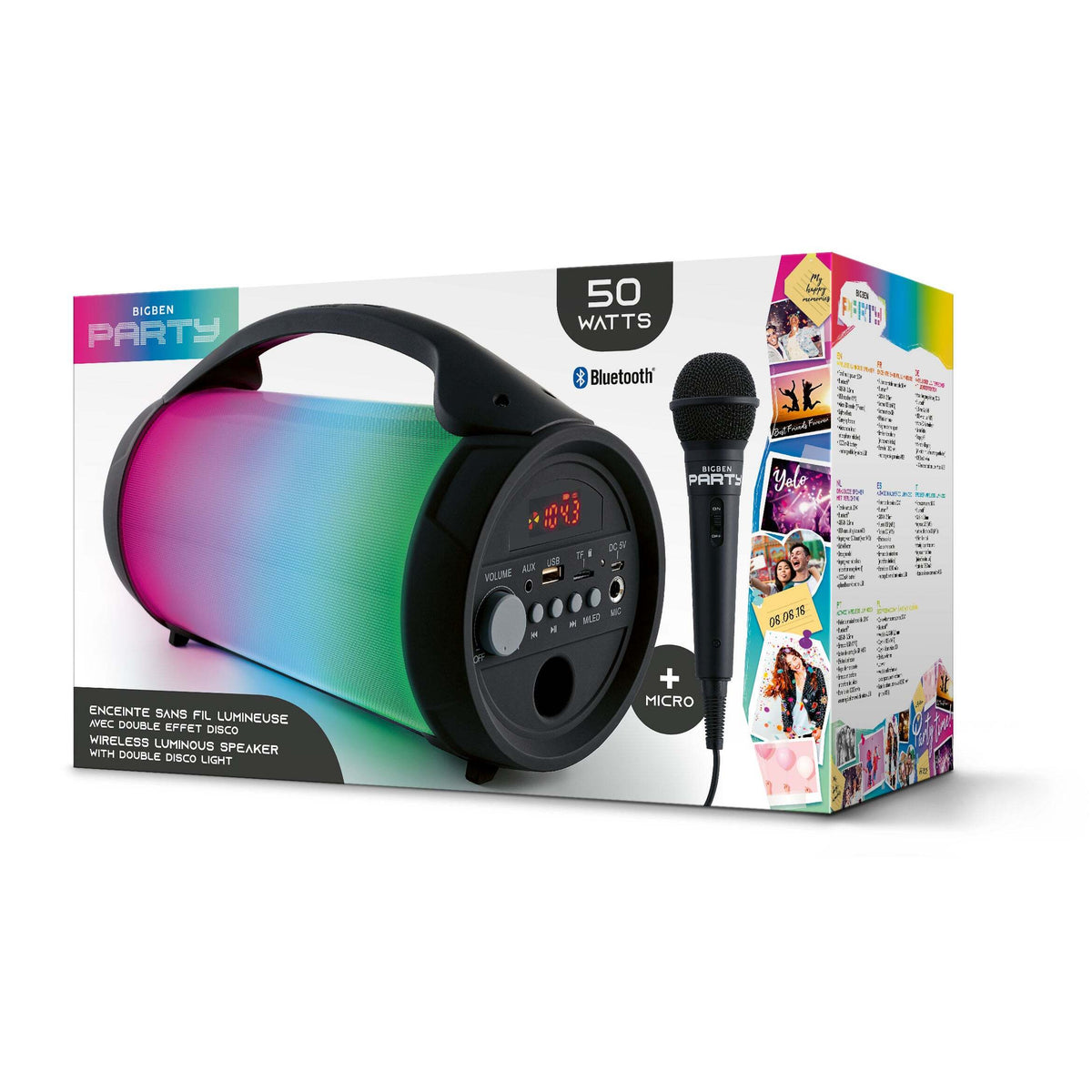Bluetooth reproduktor Bigben PartyBTLite VYBALENÉ