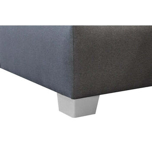 Čalúnená posteľ Mary XXL 180x200, sivá, vrátane matraca II. akosť