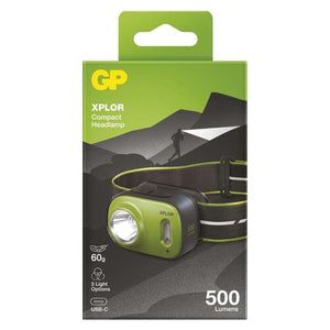 Čelovka GP Xplor PHR17, LED, 500 lm VYBALENÉ