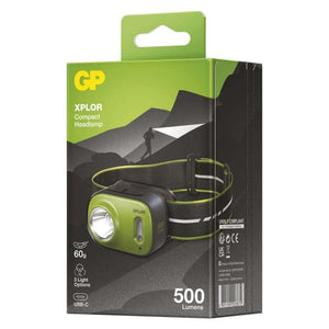 Čelovka GP Xplor PHR17, LED, 500 lm VYBALENÉ