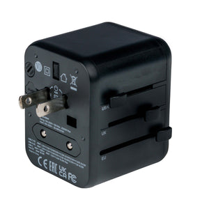 Cestovný adaptér VERBATIM UTA-02 USB-C + USB-A
