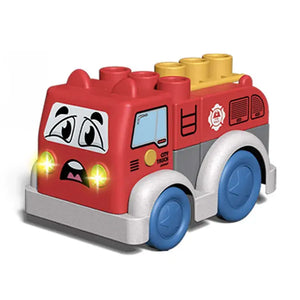DIY Block Truck 189, 23 kociek, bioplast, svetlá + hudba