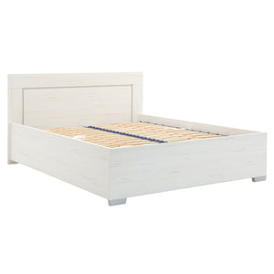 Drevená posteľ Isia 180x200, biela, vr. roštu a úp, bez matraca II. akosť