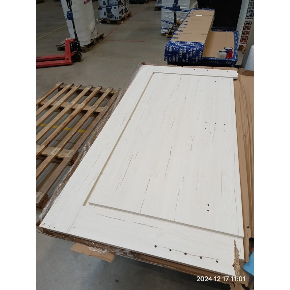 Drevená posteľ Isia 180x200, biela, vr. roštu a úp, bez matraca II. akosť