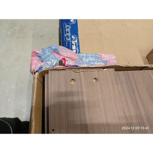 Drevená posteľ Suen 90x200, orech admiral, bez roštu a matraca II. akosť