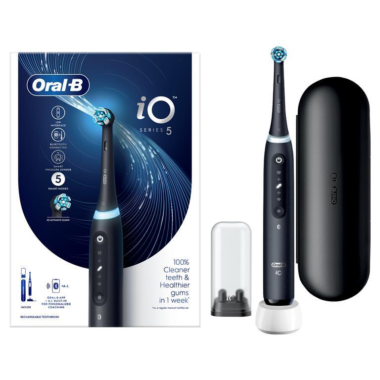 Elektrická zubná kefka Oral-B iO Series 5 Matt Black VYBALENÉ