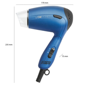 Fén Clatronic HTD 3429, 1300W, cestovný