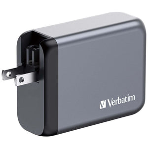 GaN nabíjačka Verbatim 100W, 2xUSB-C PD/USB-A QC 3.0