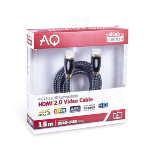 HDMI kábel Acoustique Quality OKHD015, 2.0, 1,5m POŠKODENÝ OBAL