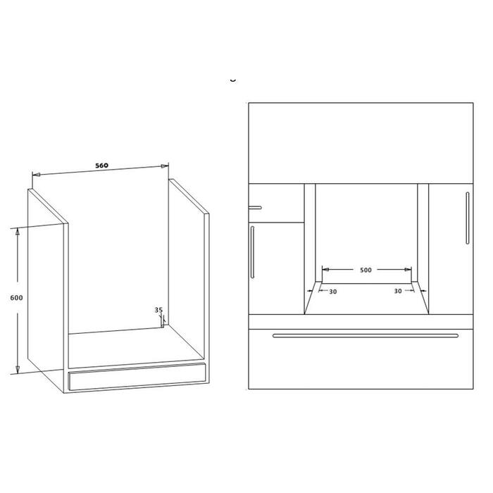 Heinner Vestavná trouba,A,7f,60cm,56l,nerez