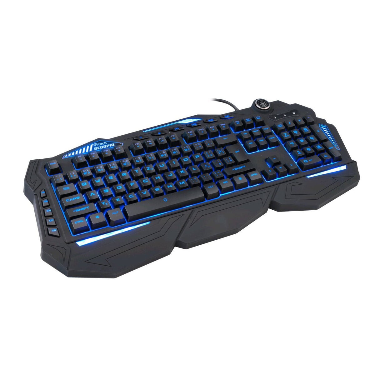Herná klávesnica C-TECH Scorpia V2 (GKB-119), USB, čierna