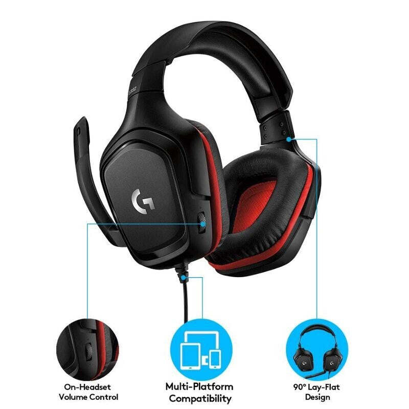 Herné slúchadlá Logitech G332 (981-000757) JAVÉ ZNÁMKY POUŽITIA
