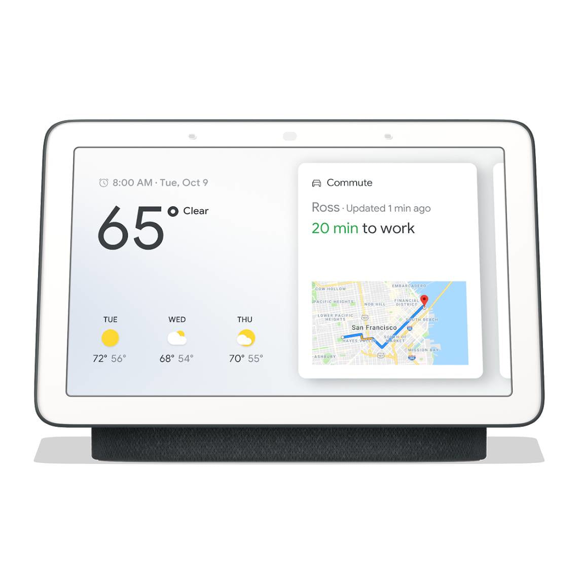 Hlasový asistent Google Home Hub Charcoal