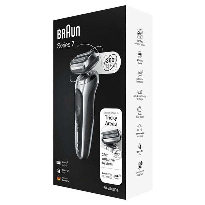Holiaci strojček Braun Series 7 1000S Silver VYBALENÉ