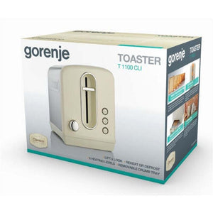 Hriankovač Gorenje T1100CLI, 1100W, nerez VYBALENÉ