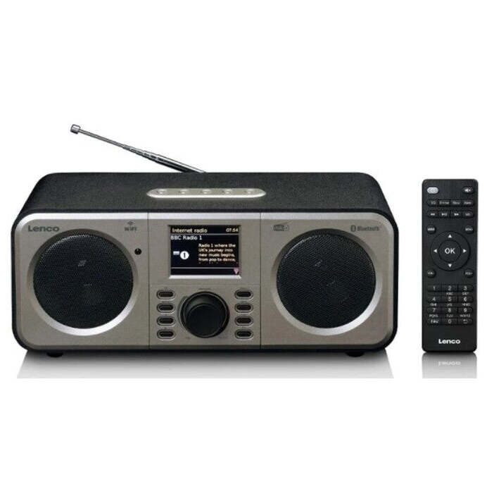 Internetové rádio Lenco DIR-140, čierne VYBALENÉ