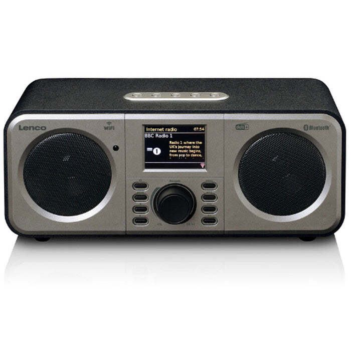 Internetové rádio Lenco DIR-140, čierne VYBALENÉ