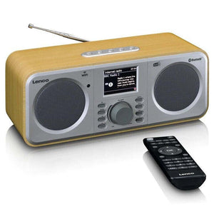 Internetové rádio Lenco DIR-141, hnedé VYBALENÉ