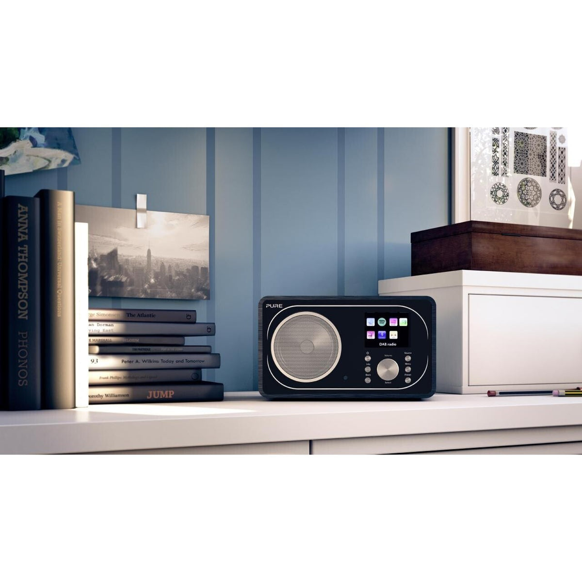 Internetové rádio PURE Evoke F3, čierne VYBALENÉ