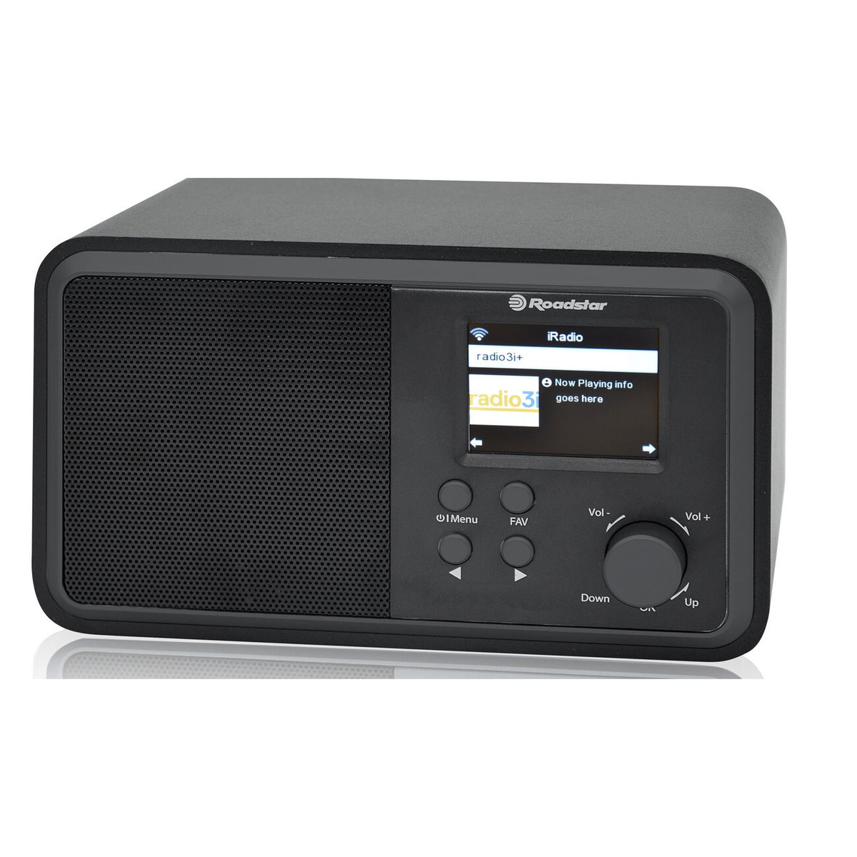 Internetový rádioprijímač s DAB+ Roadstar IR-390 D+U čierny VYBALENÉ