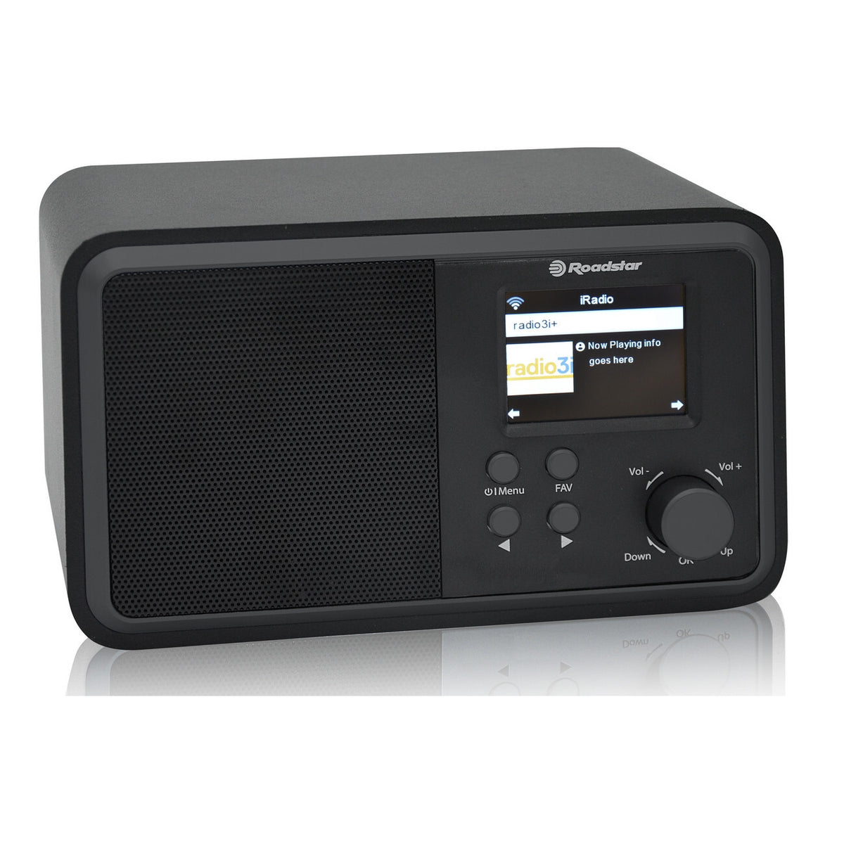 Internetový rádioprijímač s DAB+ Roadstar IR-390 D+U čierny VYBALENÉ