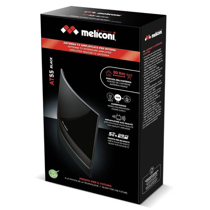 Izbová anténa Meliconi 881012 AT 55 R1 Black VYBALENÉ