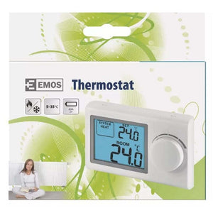 Izbový termostat Emos P5604, drôtový, manuálna VYBALENÉ
