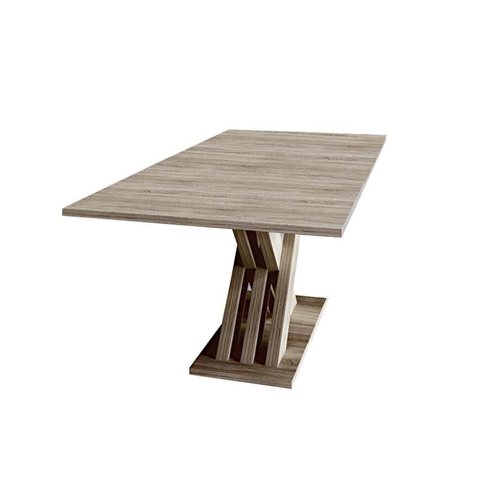 Jedálenský stôl rozkladací Ettore 160-200x75x90 cm (dub sonoma) II. akosť