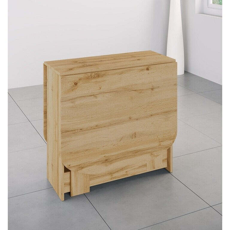 Jedálenský stôl rozkladací Jannick 160x75x80 cm (dub dakota) II. akosť