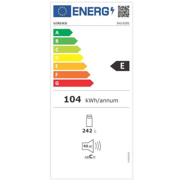 Jednodverová chladnička Gorenje R4142PS