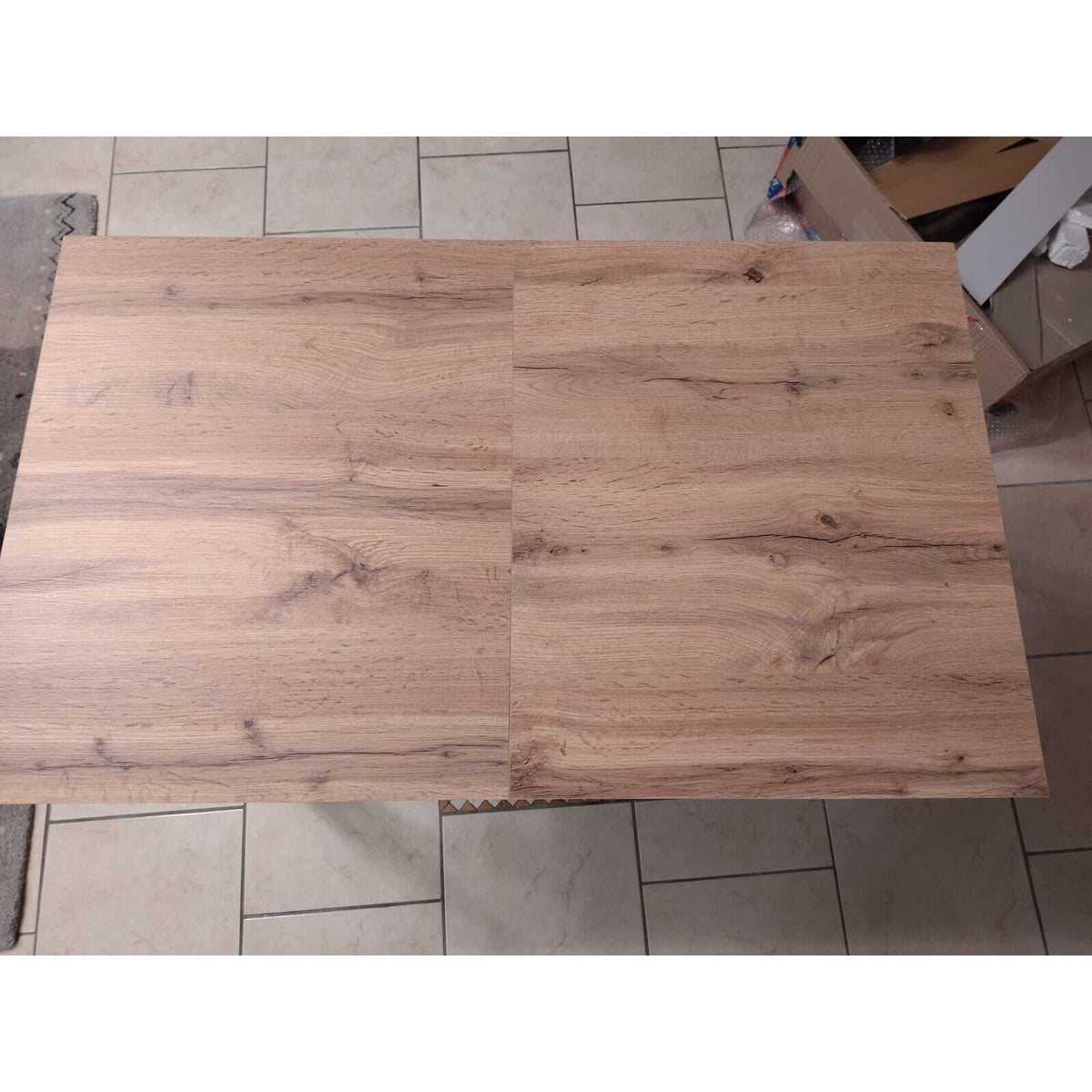 Jídelní stůl Gogi rozkládací 100-135x75x60 cm (dub wotan) II. akosť