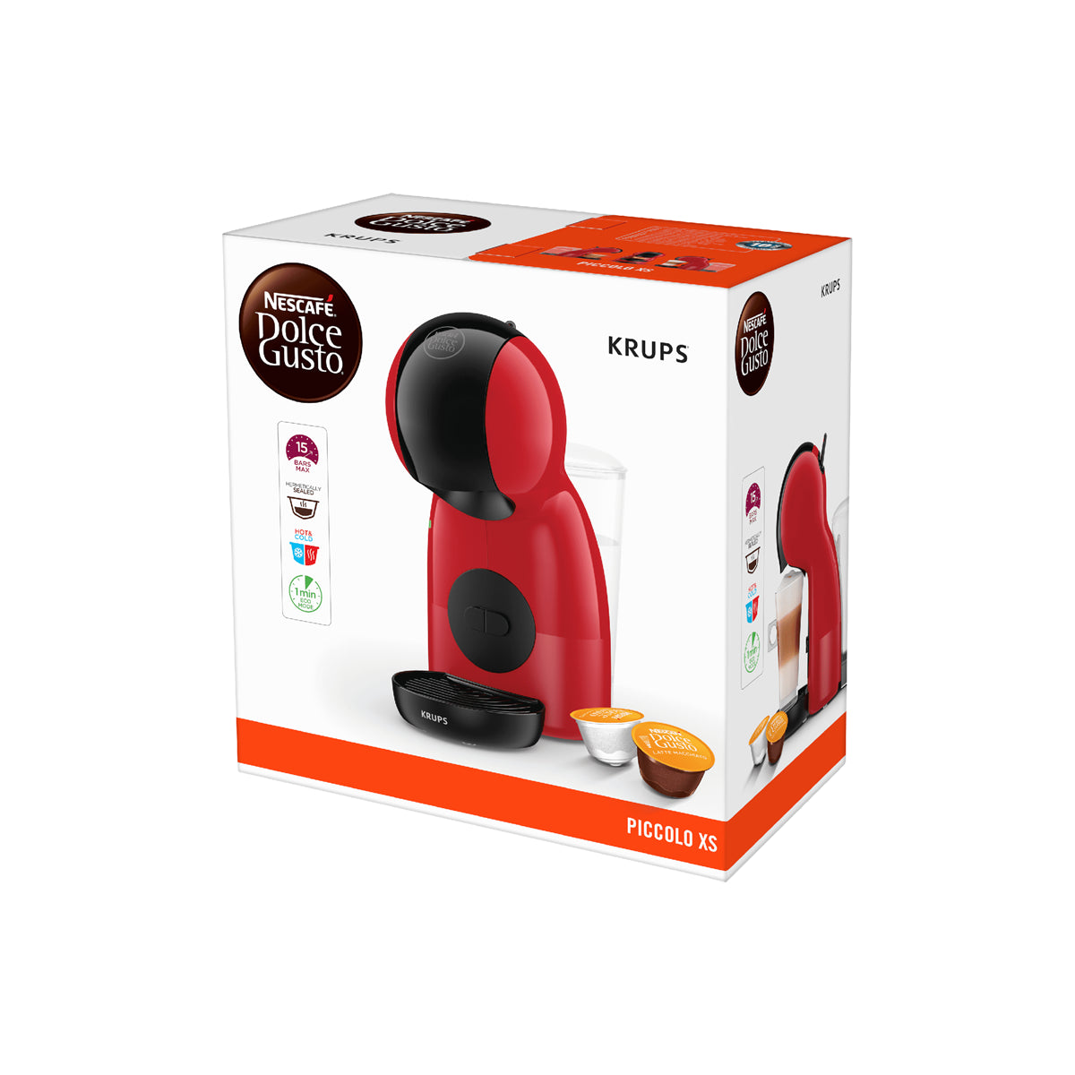 Kapsulový kávovar Krups Nescafé Dolce Gusto Piccolo XS KP1A3510A
