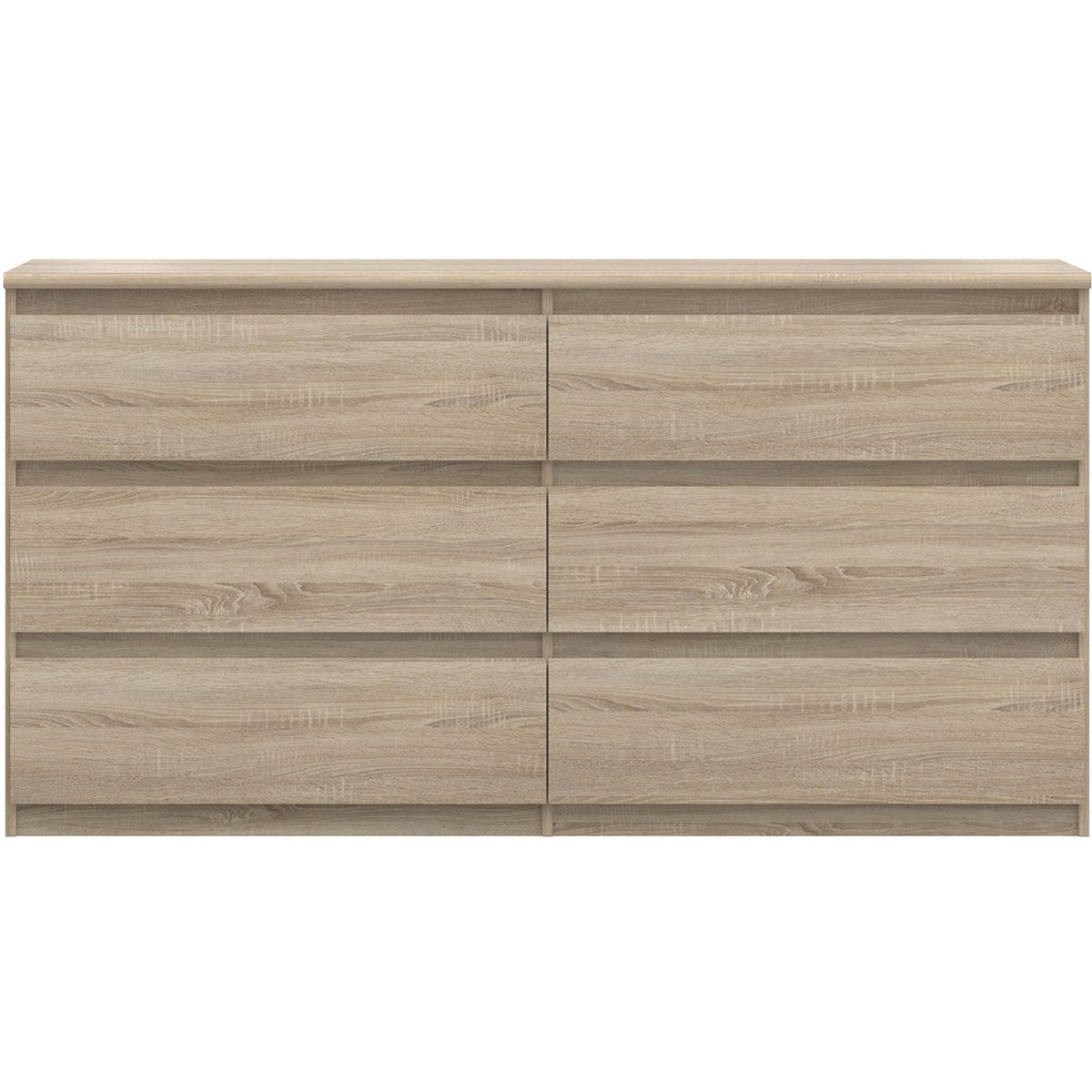 Komoda Chalk (6x zásuvka, dub sonoma) ROZBALENÉ