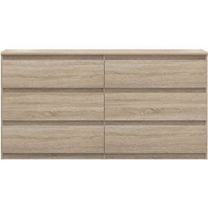 Komoda Chalk (6x zásuvka, dub sonoma) ROZBALENÉ