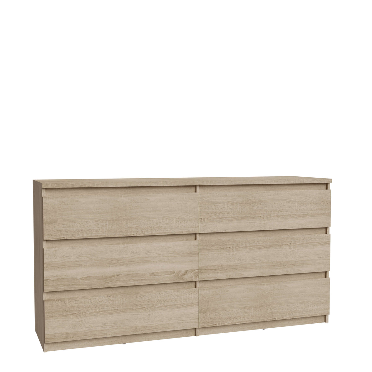 Komoda Chalk (6x zásuvka, dub sonoma) ROZBALENÉ