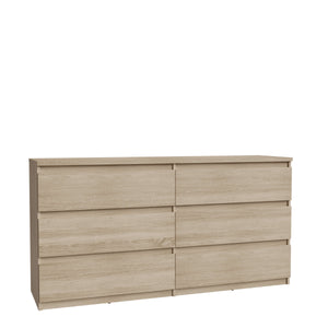 Komoda Chalk (6x zásuvka, dub sonoma) ROZBALENÉ