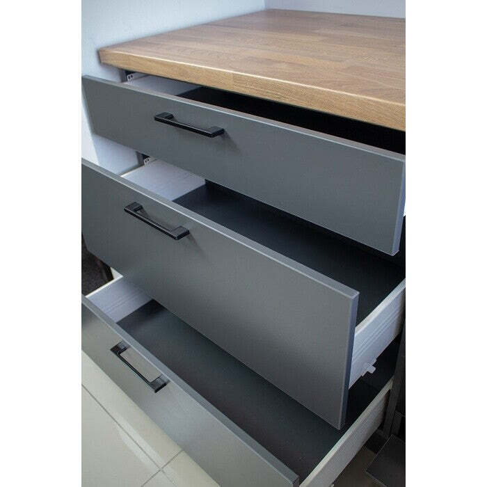 Kuchynská linka Lisa 240 cm (sivá) II. akosť