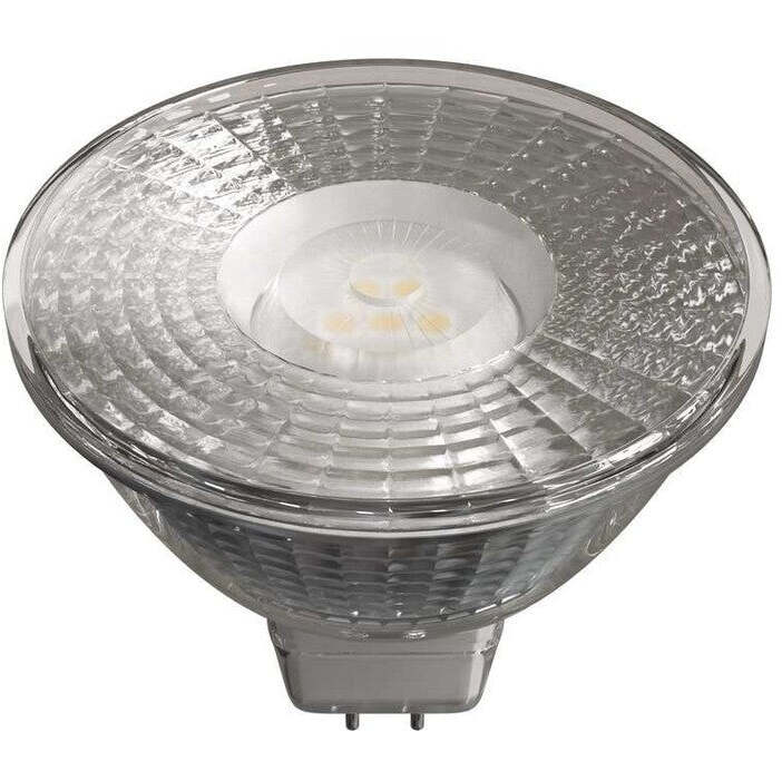 LED žiarovka Emos ZQ8433, GU5.3, 4,5W, číra, teplá biela VYBALENÉ