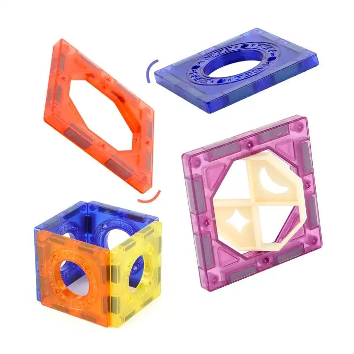Magnetická stavebnica Magic Blocks QST2003D, 131ks