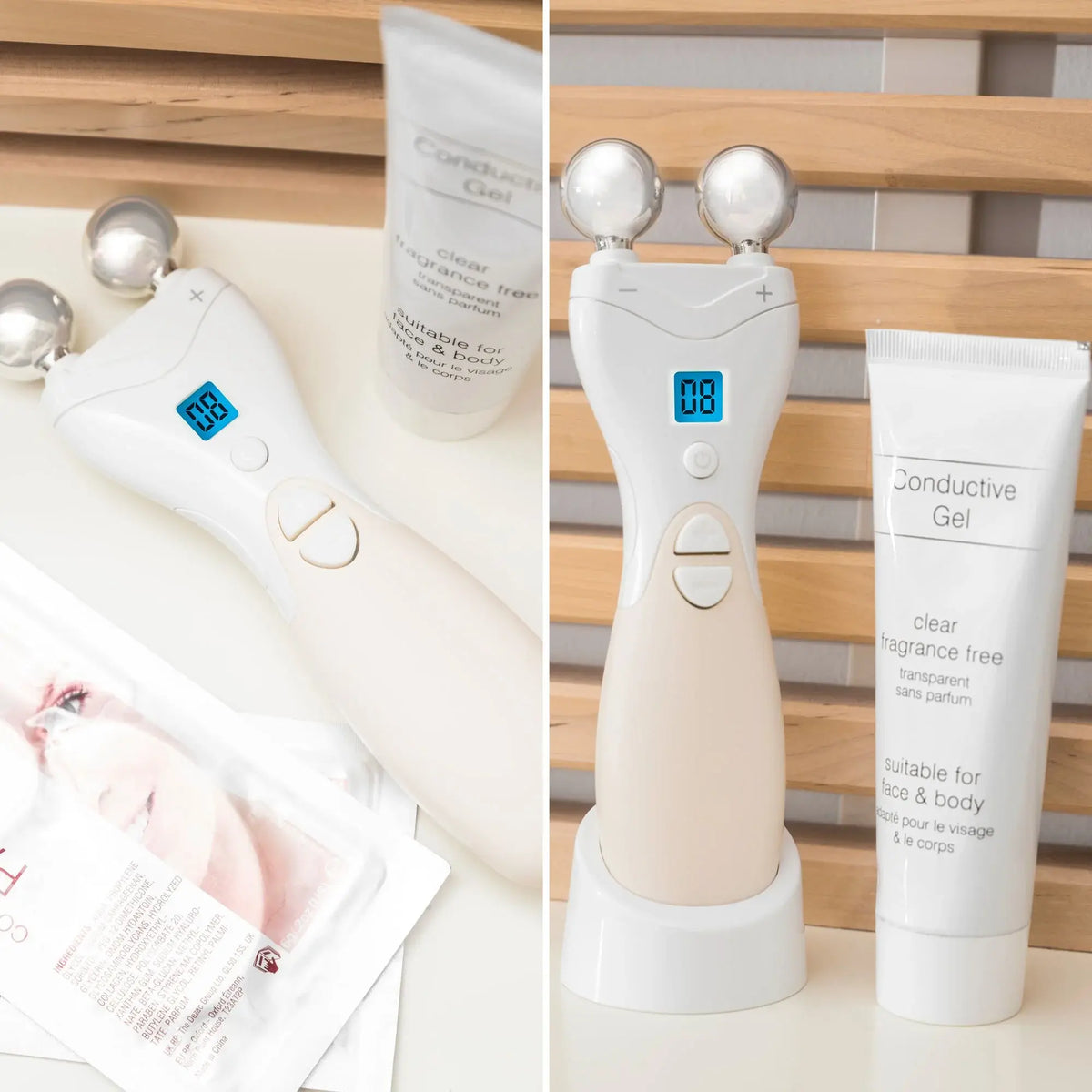 Masážny prístroj Rio Beauty FALI6, cream