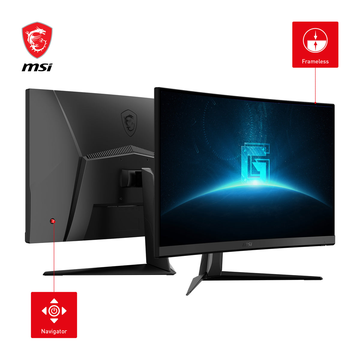 Monitor MSI G27C4 E3, čierny